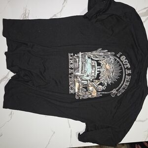 Black Graphic Men's T-Shirt